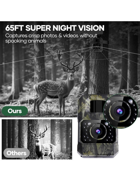 Cámara de Trail Solar Assark PH960W 48MP 1080P IP66