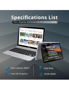 Samsung Chromebook Plus V2 2-en-1 30.99cm Pantalla Táctil 2