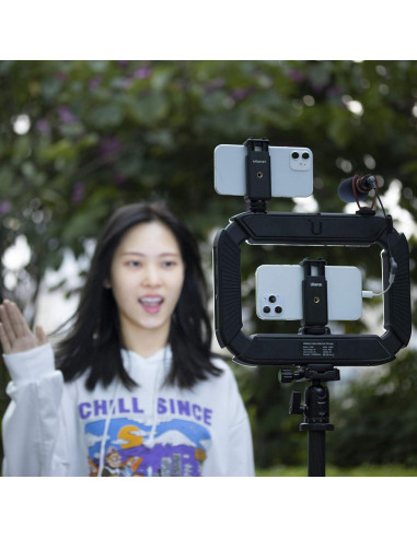 ULANZI Video Rig Smartphone con Luz de Anillo 8500K