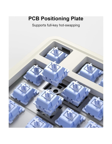 Teclado Mecánico LEOBOG AU75 Inalámbrico RGB 75%