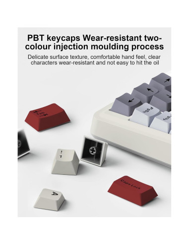 Teclado Mecánico LEOBOG AU75 Inalámbrico RGB 75%