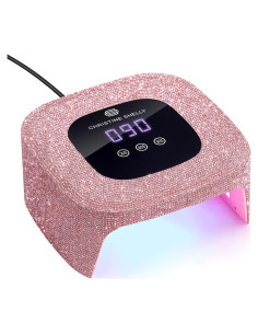 Lámpara de Uñas LED UV CHRISTINE SHELLY 48W Rosa Diamante