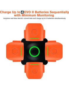 Cargador Múltiple Autel EVO II 4-en-1 para Baterías 2
