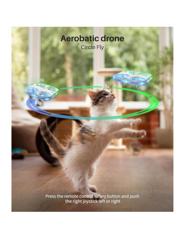 Dron SYMA X880 para Niños con Luces LED y Protección Completa