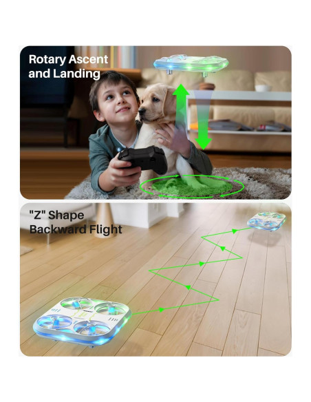 Dron SYMA X880 para Niños con Luces LED y Protección Completa