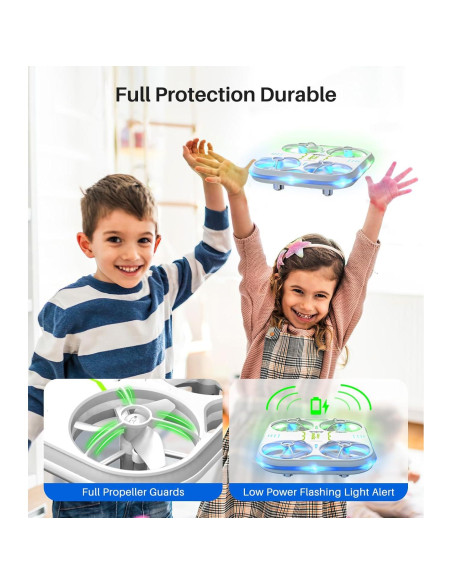 Dron SYMA X880 para Niños con Luces LED y Protección Completa