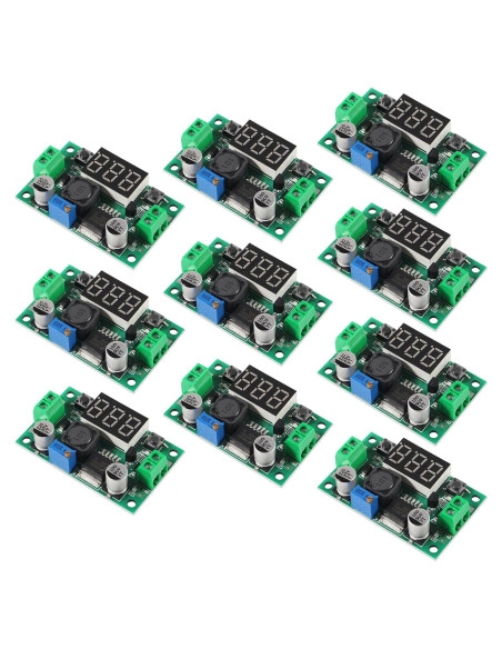 10PCS Convertidor Buck LM2596 AITRIP DC-DC Ajustable 4-40V