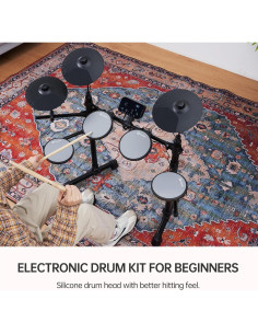 Batería Electrónica Vangoa VED-B10 8 Piezas Silenciosa 2