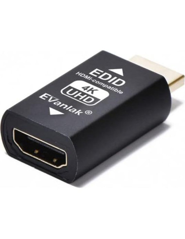 Emulador HDMI EDID Passthrough Evanlak 3ra Gen 4K 60Hz