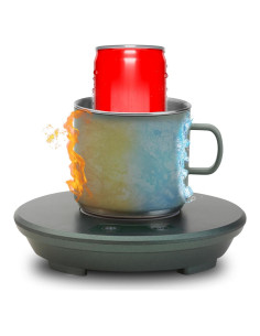 Calentador y Enfriador de Tazas WOOLALA Verde 2-en-1 USB