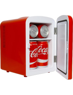 Mini Nevera Bluetooth Koolatron 4L Portátil Rojo Vintage 2