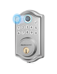 Cerradura Inteligente AkaGear DS10 con Huella Digital y Teclado