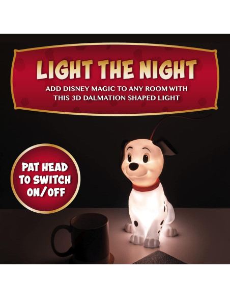 Lámpara Ambiental 101 Dálmatas Paladone - Luz Táctil USB