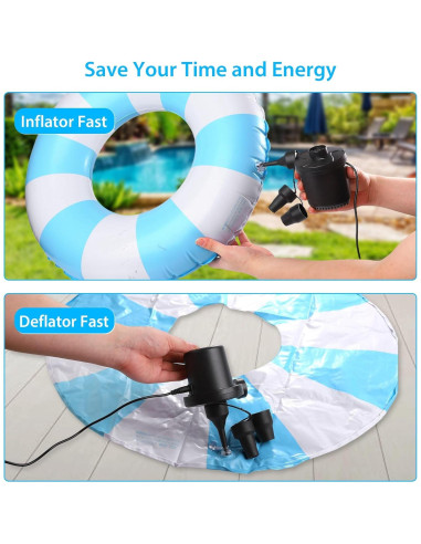 Bomba de Aire Eléctrica DHPTEK CZ-198C 5000 Pa 400 L/min