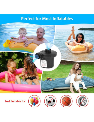 Bomba de Aire Eléctrica DHPTEK CZ-198C 5000 Pa 400 L/min