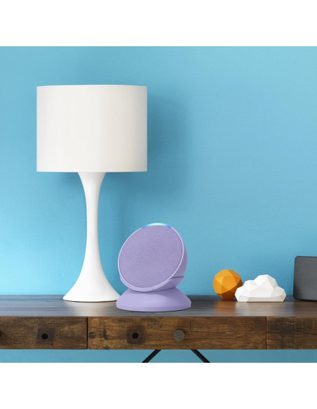 Soporte de Mesa para Echo Pop C YECEN - Gestión de Cables, Lavanda