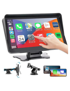 Estéreo de coche HUICCN 7" Bluetooth CarPlay Android Auto