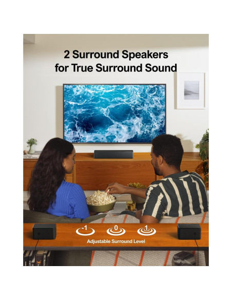 Barra de Sonido 5.1 Ultimea Poseidon D60 con Dolby Atmos 410W Barra de Sonido 5.1 Ultimea Poseidon D60 con Dolby Atmos 410W