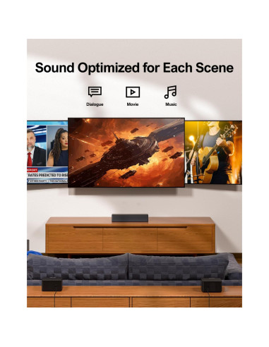 Barra de Sonido 5.1 Ultimea Poseidon D60 con Dolby Atmos 410W