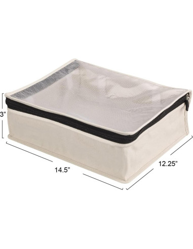 Bolsa de Suéter Household Essentials 3321-1 Algodón 2 Pzas