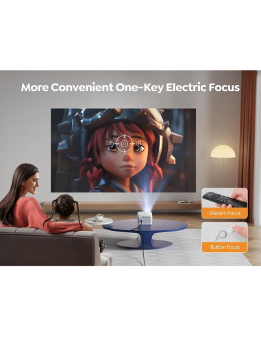 Mini Proyector YABER E1 1080P WiFi 5G Bluetooth 5.2 Portátil