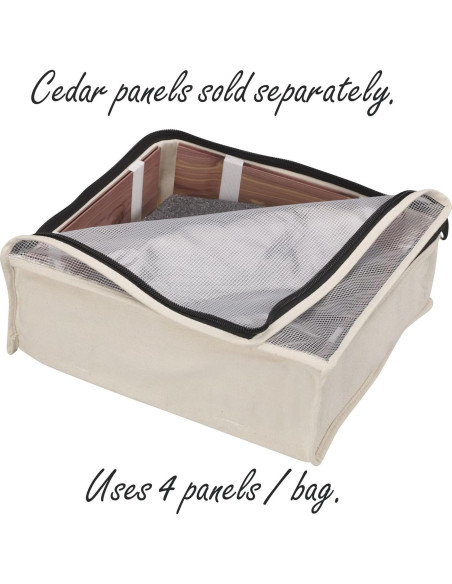 Bolsa de Suéter Household Essentials 3321-1 Algodón 2 Pzas