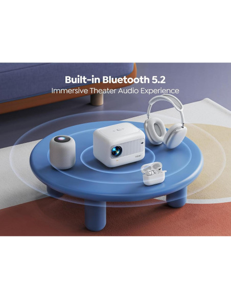 Mini Proyector YABER E1 1080P WiFi 5G Bluetooth 5.2 Portátil Mini Proyector YABER E1 1080P WiFi 5G Bluetooth 5.2 Portátil