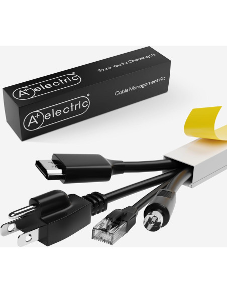 Canal de Cables A Plus Plastik 8.53m Blanco Autoadhesivo