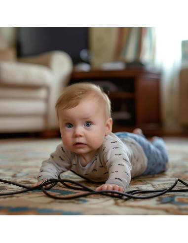 Canal de Cables A Plus Plastik 8.53m Blanco Autoadhesivo