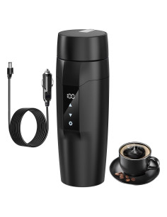 Taza Calentadora de Auto Rauwseul 350 ml 12V 80W a Prueba de Fugas