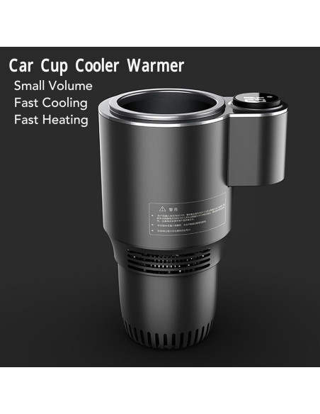 Taza Calentador y Enfriador de Café 12V Aqur2020, Aluminio
