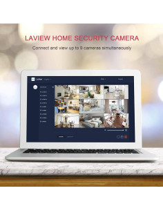 Cámara de Seguridad LaView 4pcs 1080P Wi-Fi Interior 2