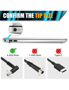Cargador 135W HP Adaptador CA para Spectre y Omen 2