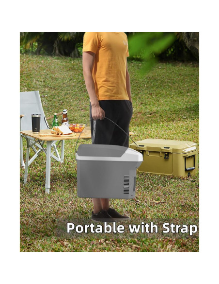 TREFAN Enfriador y Calentador Eléctrico 8 Litros 12V