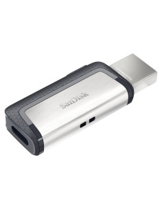SanDisk Ultra Dual Drive USB Tipo-C 32GB - USB 3.1, Negro, Plata