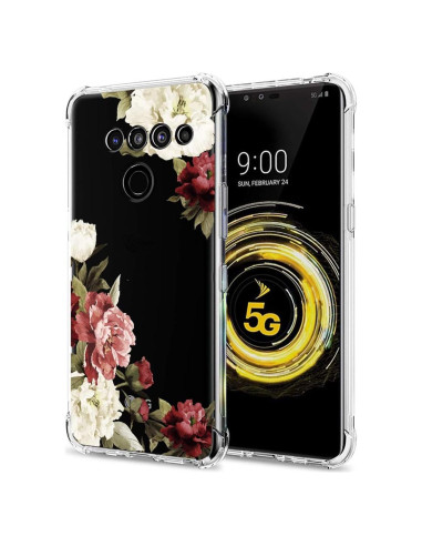 Funda TPU Floral para LG V50 ThinQ - Protección Ligera 2019