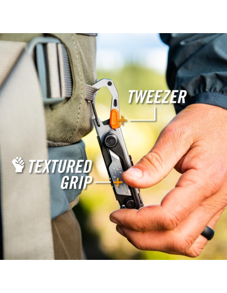 Multi-herramienta Gerber Gear Stake Out 11-en-1 Plata