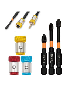 Juego de 3 Anillos Magnéticos FilwW para Tornillos 6.35mm