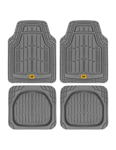 Alfombrillas de Goma CAT CAMT-1004-GR para Auto SUV Gris