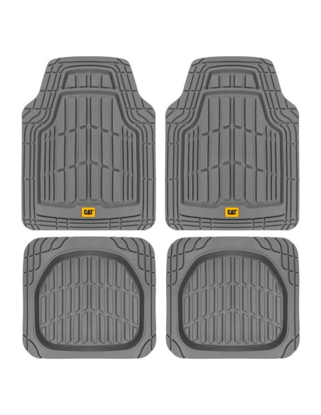 Alfombrillas de Goma CAT CAMT-1004-GR para Auto SUV Gris