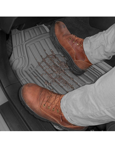 Alfombrillas de Goma CAT CAMT-1004-GR para Auto SUV Gris