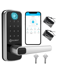 Cerradura Inteligente OLUMAT B22 con Huella Dactilar y Teclado