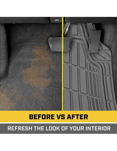 Alfombrillas de Goma CAT CAMT-1004-GR para Auto SUV Gris