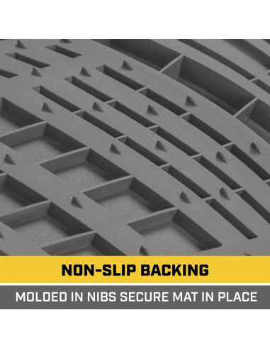 Alfombrillas de Goma CAT CAMT-1004-GR para Auto SUV Gris