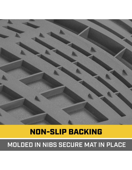 Alfombrillas de Goma CAT CAMT-1004-GR para Auto SUV Gris