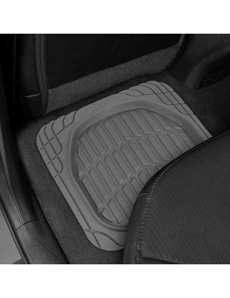 Alfombrillas de Goma CAT CAMT-1004-GR para Auto SUV Gris