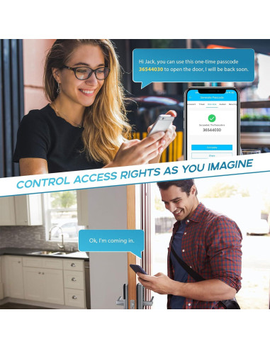 Cerradura Inteligente OLUMAT B22 con Huella Dactilar y Teclado