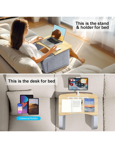 Soporte para Tableta UPERGO con Reposabrazos y Brazo Ajustable