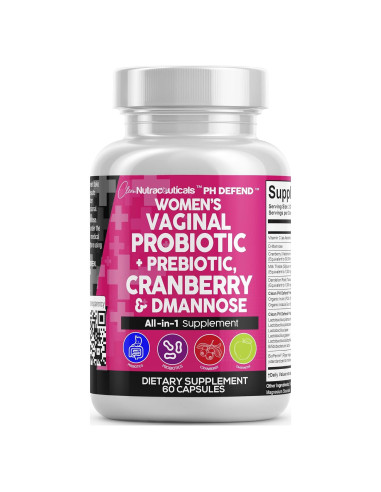 Probioticos Clean Nutraceuticals para Mujeres 60 Cápsulas