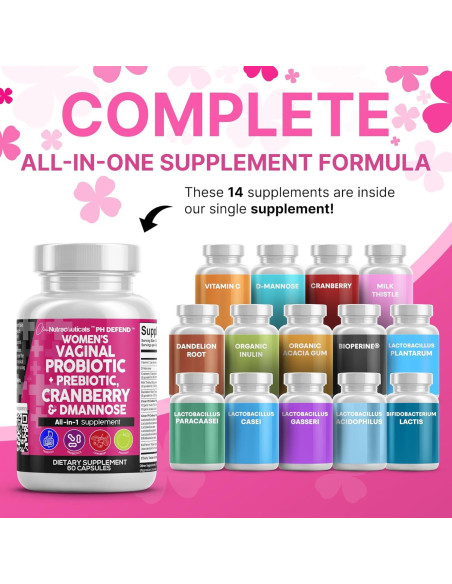 Probioticos Clean Nutraceuticals para Mujeres 60 Cápsulas Probioticos Clean Nutraceuticals para Mujeres 60 Cápsulas